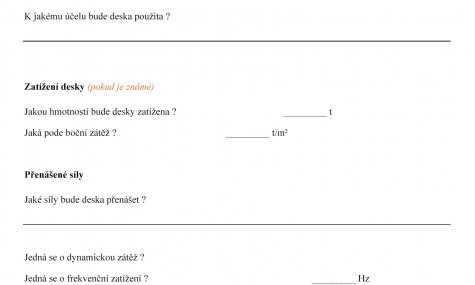 Poptávkový formulář Stolle II.