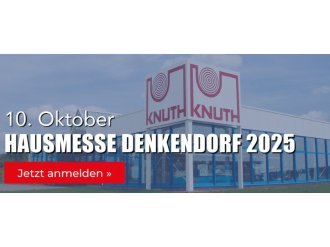 Pozvánka na firemní výstavu do fimy KNUTH Werkzeugmaschinen GmbH Denkendorf