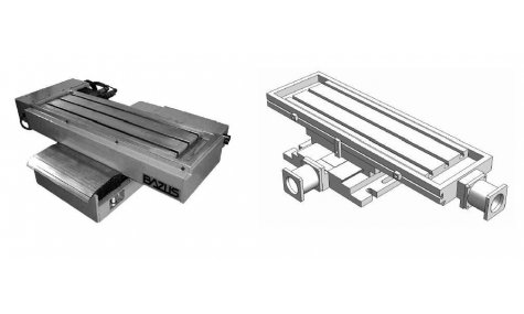 Automatický křížový stůl BAZUS polohuje dílec s přesností +/- 0,01 mm