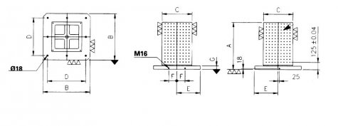 Dodávka různých litinových upínacích prvků k CNC vyvrtávačce