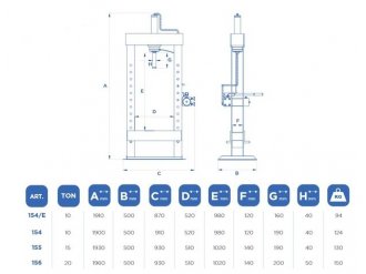 HYDRAULICKÝ LIS OMCN 155 (15 t)