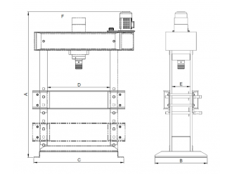 Dílenský tisk KNWP H-S 160/1200